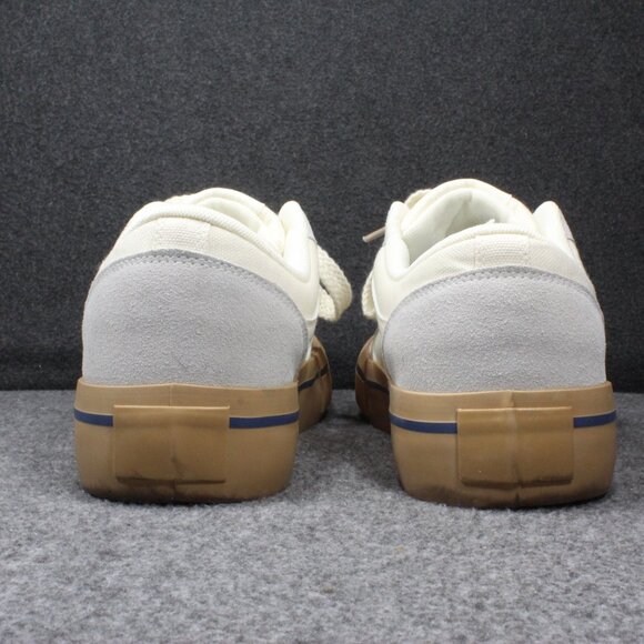 Temu Dream Street Vans White Suede Gum Sidewalls Low Tops, Mens Size 12  ebaiyse - Picture 3 of 10